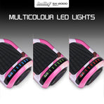 BULLET SX-2000 Hoverboard Scooter, 500W Brushless, UL Certified, AU Compliant, Superior Self Balancing System, LED Lights, Pink Camo
