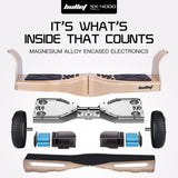 BULLET SX-4000 Hoverboard Scooter, 8.5 Wheels, 700W Brushless, Superior Self Balancing System, UL Certified, LED Lights, Carry Bag, Bronze - Extra Image