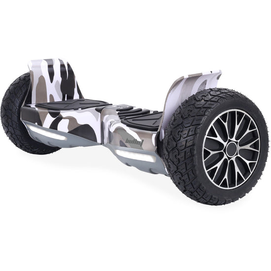 BULLET SX-4000 Hoverboard Scooter, 700W Brushless, UL Certified, AU Compliant, 8.5" Wheels, Superior Self Balancing System, LED Lights, Carry Bag, Camo