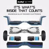 Bullet SX-4500 Hoverboard Scooter, 8.5 Wheels, 700W Brushless, Superior Self Balancing System, UL Certified, LED Lights, Carry Bag, Navy Blue - Extra Image