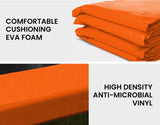 UP-SHOT 14ft Replacement Trampoline Safety Pad Padding Orange - Top-Down View