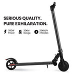 ALPHA Peak 300W 10Ah Electric Scooter, AU Compliant, Suspension, for Adults or Teens, Black