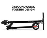 ALPHA Peak 300W 10Ah Electric Scooter, Suspension, for Adults or Teens, Black - Low Angle