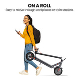ALPHA Urban 8 Electric Scooter, Suspension, 25km Range, 8.5-Inch Wheels, Brushless Motor, Motorised Commuter eScooter for Adults, Grey - Extra Image