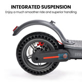 ALPHA Urban 8 Electric Scooter, Suspension, 25km Range, 8.5-Inch Wheels, Brushless Motor, Motorised Commuter eScooter for Adults, Grey - 45-Degree Angle