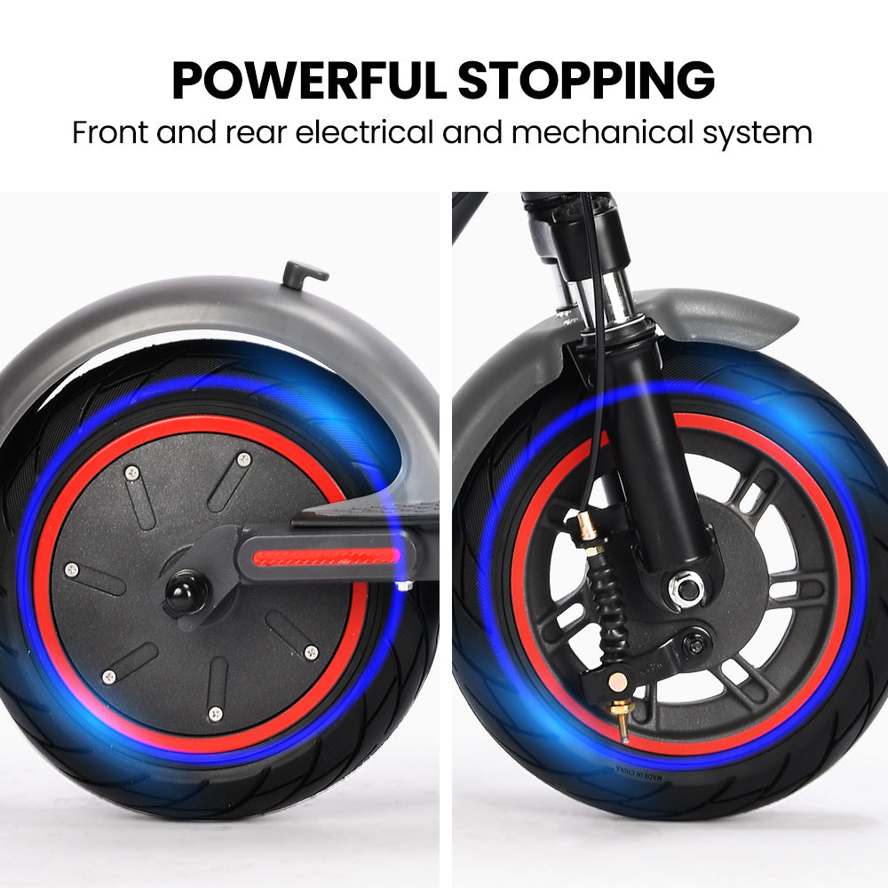 ALPHA Urban 10 Electric Scooter, 35km/h, Suspension, 35km Range, 10-Inch Wheels, Brushless Motor, Free APP, Motorised Commuter eScooter for Adults,