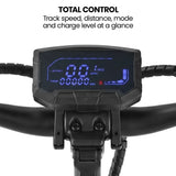 VALK Ego 8 Electric Scooter, 500W, AU Compliant, 48V 13Ah, 55km Max Range, eScooter for Adults, Foldable, Off Road, Black - Close-Up Angle