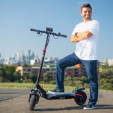 VALK Fusion 5 Electric Scooter, 500W 48V 13Ah Lithium 50km Range 40km/h Quad Shocks 10 inch Tyres, - Extra Image