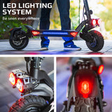 VALK Primal 9 Dual Motor 1600W Extreme Hill Climbing e-Scooter Electric, Black - Extra Image
