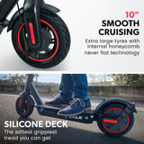 VALK Synergy 7 MkII 500W Electric Scooter 37V 15Ah Battery Foldable E-Scooter Adult Ride On - Low Angle