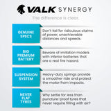 Valk Synergy 7 MkII Electric Scooter 500W 15Ah, Motorised eScooter for Adults, White - Extra Image