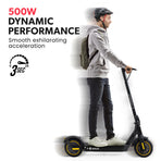 VALK Synergy 7 Electric Scooter, 500W 15Ah, AU Compliant, Motorised eScooter for Adults, Black/Yellow