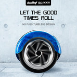 BULLET Electric Hoverboard Scooter 6.5 Inch Wheels, Colour LED Lighting, Carry Bag, Gen III Blue Galaxy - Extra Image