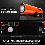 UNIMAC 20KW Portable Industrial Diesel Direct Forced Air Space Heater - Front View