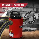 Baumr-AG Dust Collector Extractor Woodworking Portable Vacuum Catcher Saw - Front View
