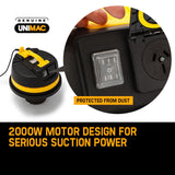 UNIMAC 60L Wet and Dry Vacuum Cleaner Bagless Industrial Grade Drywall Vac - Front View