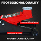 T-REX 3000KG Hydraulic Trolley Floor Jack, High Lift, Dual Pump, Quick Release Handle - Rear View