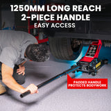 T-REX 3000KG Hydraulic Trolley Floor Jack, High Lift, Dual Pump, Quick Release Handle - Extra Image