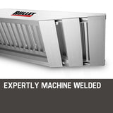 BULLET Pair of 2.5m Aluminium Loading Ramps, 2800kg capacity - Top-Down View
