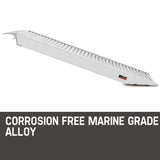 BULLET Pair of 2m Aluminium Loading Ramps, 3310kg capacity - Side View