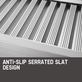 BULLET Pair of 1.6m Aluminium Loading Ramps, 4050kg capacity - Rear View