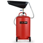 T-REX 80L Mobile Waste Oil Drainer, Telescopic, with Air Compressor Fitting, for Workshop