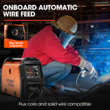 ROSSI 140A MIG/MAG/MMA/ARC/TIG Multi-Purpose Welder MIG-140, Flux/Solid Wire/CO2 Or Argon Gas - 45-Degree Angle