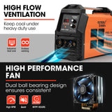 ROSSI 140A MIG/MAG/MMA/ARC/TIG Multi-Purpose Welder MIG-140, Flux/Solid Wire/CO2 Or Argon Gas - Extra Image