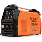 ROSSI 200A MIG/MAG/MMA/ARC/TIG Multi-Purpose Welder MIG-200, Flux/Solid Wire/CO2 Or Argon Gas