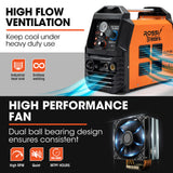 ROSSI 45A Plasma Cutter, Non-Touch Pilot ARC for Easy Cuts of Painted or Rusty Metals, DC Inverter Cutting Machine - Extra Image