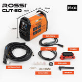 ROSSI 60A Plasma Cutter, Non-Touch Pilot ARC for Easy Cuts of Painted or Rusty Metals, DC Inverter Cutting Machine - Extra Image
