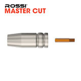 Rossi 18pc Welding Consumables Kit to Suit MIG/MAG 14-15AK Torch, Includes Tips, Shield Cups - Top-Down View