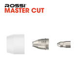 ROSSI 25pc Consumables Kit to Suit P-80 Plasma Cutter Torch, Includes Tips, Electrodes - Top-Down View