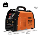 ROSSI NextGenTIG/MMA 200A Welder TIG-200, Ar Gas, HF Start, Regulator Included - Front View