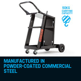 ROSSI Welding Cart Trolley MIG TIG ARC MMA Welder Plasma Cutter Storage Bench - Extra Image