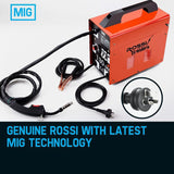 ROSSI 130 Amp MIG Gas Gasless Welder, Metal Inert Welding Machine Tool, 15A Plug - Extra Image