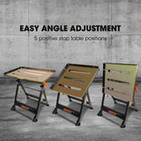 ROSSI Welding Table 150kg Capacity Height and Angle Adjustable - 45-Degree Angle