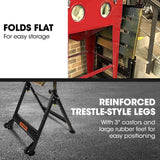 ROSSI Welding Table 150kg Capacity Height and Angle Adjustable - Close-Up Angle