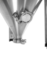Apollo Titan 30L Stainless Steel Pressure Rated Fermenter - 45-Degree Angle