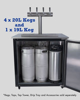 Keg King - KegMaster Solstice - 6 Keg 12volt DC Kegerator - Extra Image