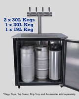 Keg King - KegMaster Solstice - 6 Keg 12volt DC Kegerator - Extra Image