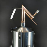 Keg King - Pot Still - All Copper - New Design - Side View