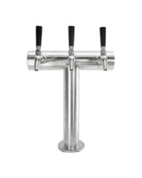 UltraT FasTap Beer Font with Triple Taps - Side View