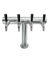 UltraT FasTap Beer Font with Quadruple Taps - Side View