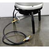 High Pressure LPG Gas Regulator Only (with 2 meter hose) - Front View
