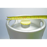 Keg King 20L Threaded Stainless Keg + A-type Spear - Side View