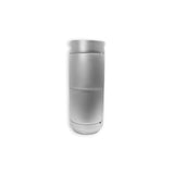 Keg King 20L Threaded Stainless Keg + D-type Spear - Front View
