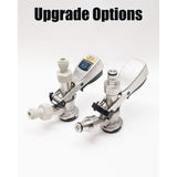 Keg King D-Type Keg Coupler (Stainless Steel) - Front View