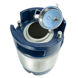 Keg King- True Blue 6.5L Ball Lock Cornelius Corny - Rear View