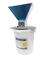 Malt King - Geared Grain Mill 3 Roller - With Steel Mounting Board - Side View